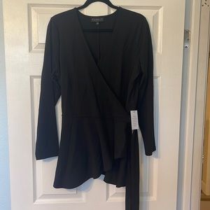 Eloquii Peplum Wrap Top - Brand New